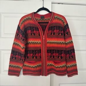 vintage y2k 90s grandma cottagecore Sebsatex baby alpaca wool sweater cardigan